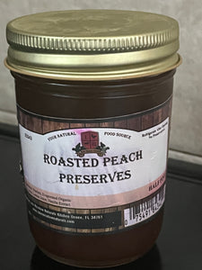 Spread- Roasted Peach Preserves Half Pint