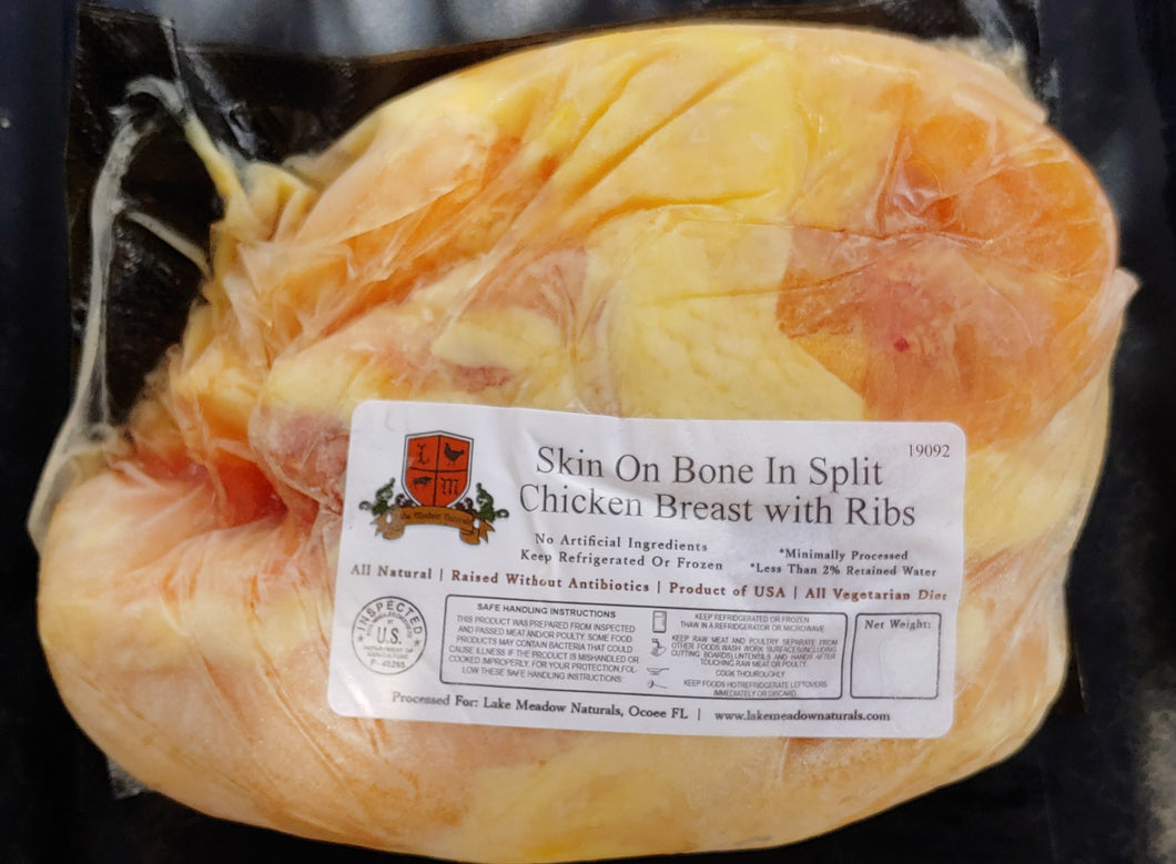 Chicken Breasts Split Bone-in Skin-on Variant Weight Options