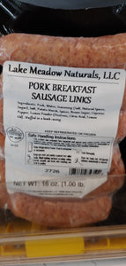 Pork Breakfast Sausage Links 1LB