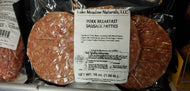 Pork Breakfast Sausage Patties 1LB