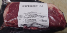 Load image into Gallery viewer, Beef Grass Fed/Finished Ribeye Steak Regular &amp; Thick Cut