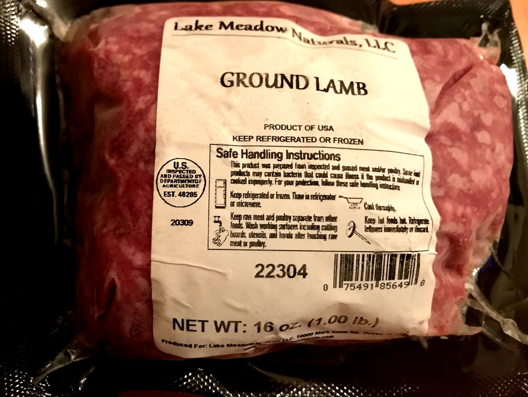 Lamb, Pasture, Ground 1LB