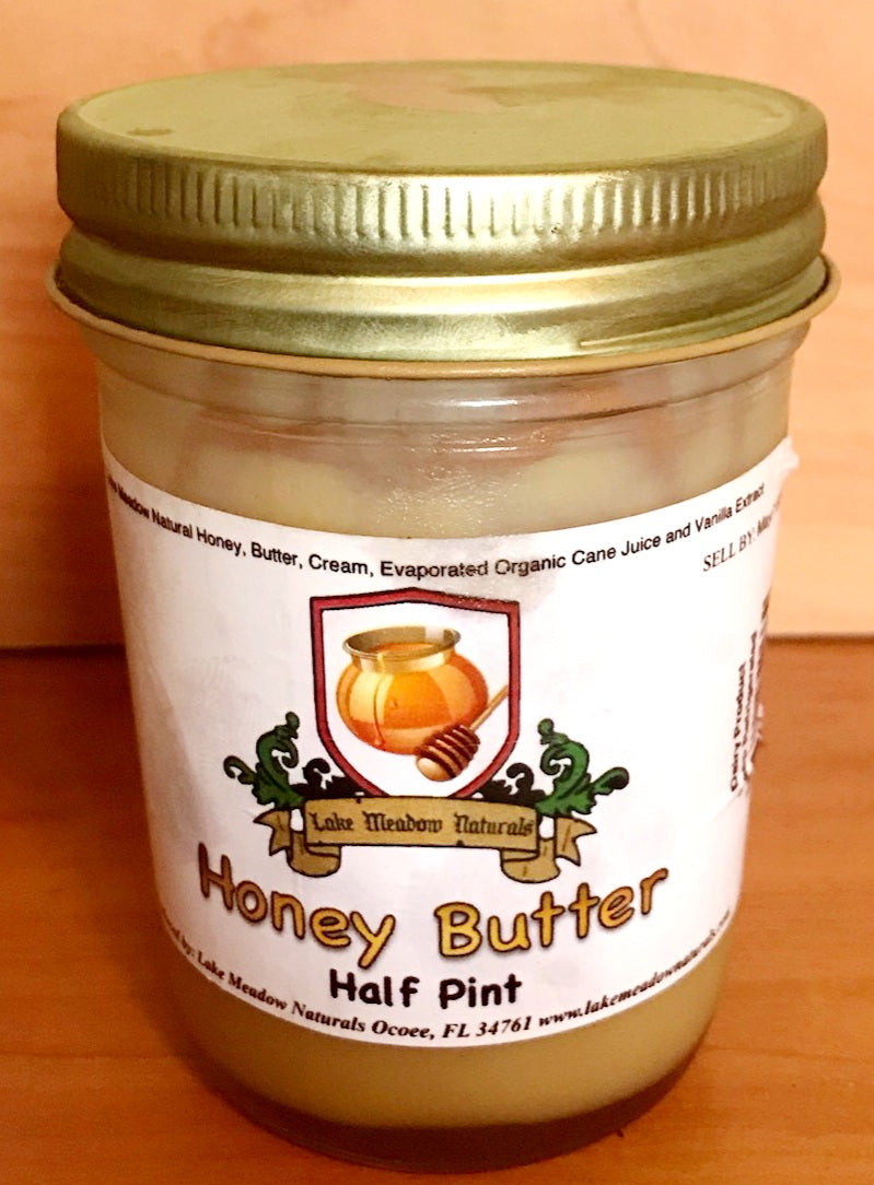 Spread- Honey Vanilla Butter half Pint jar