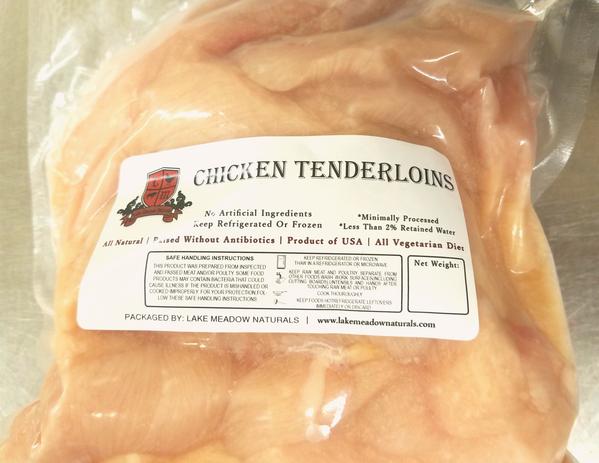 Chicken Tenderloins, free-range, clean diet, Variant Weights