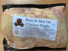 Load image into Gallery viewer, Chicken Thigh Bone-in Skin on 4-5/pk