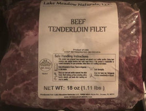 Beef Grass-fed/ Finished Tenderloin