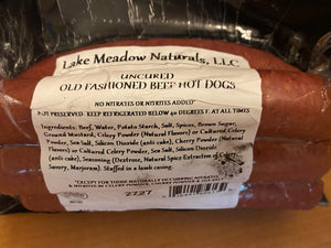 Beef Grass-fed Hot Dogs, Old Fashioned 6pk