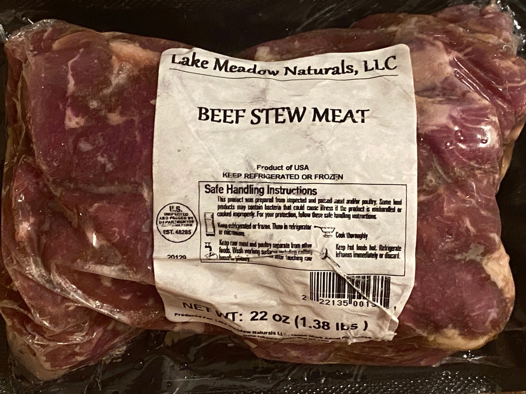 Beef Grass-fed Stew Cut Cubes -- Variant Weight Options