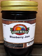 Spread - Blueberry Jam - Tom West Farms Half-pint Jars