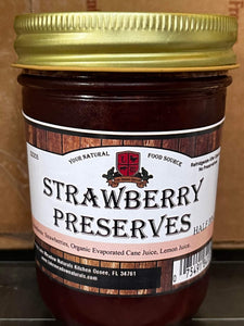 Spread - Strawberry Preserves, Half-pint Jars