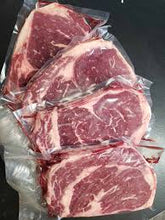 Load image into Gallery viewer, Beef Grass Fed/Finished Ribeye Steak Regular &amp; Thick Cut